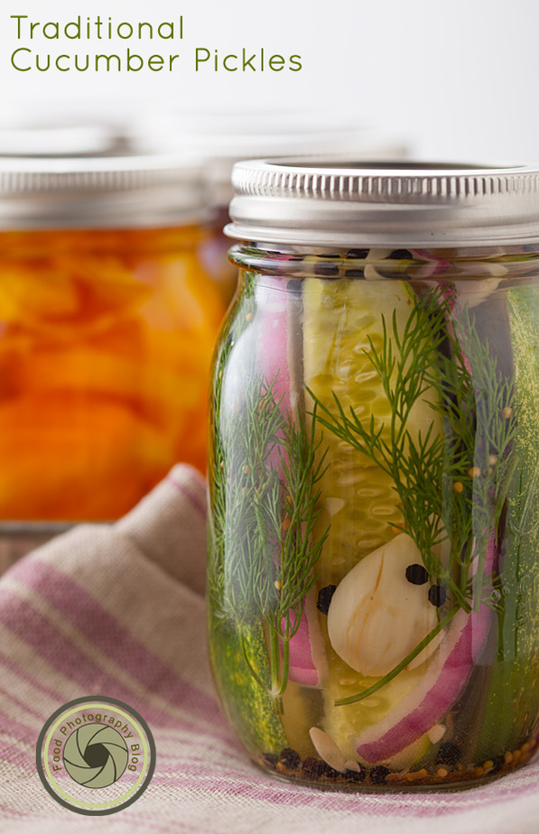 Cucumber Refrigerator Pickles | Food Photography Blog