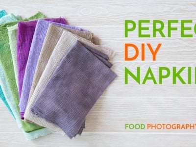 DIY Napkins | Food Photography Blog